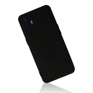 Reno 6 Kılıf Nano İçi Kadife  - Siyah