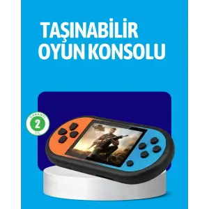 Retro 520 Oyunlu Taşınabilir Konsol HD Ekran USB Şarjlı