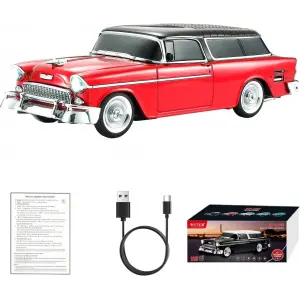 Retro Klasik Araba Bluetooth Hoparlör Kablosuz Hd Ses Fm Radyo Yg-1955 Bx40
