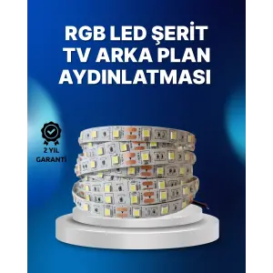 RF Kumandalı Renk Değiştiren TV LED Şerit 2MT
