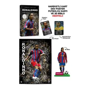 Ronaldinho - Sahanın Yıldızları - 3D Biblo Hediyeli!