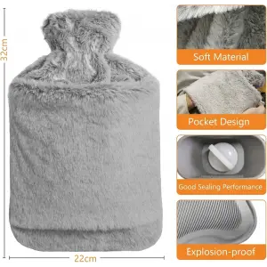 Rubby Sıcak Su Torbaları Peluşlu Bx40