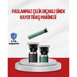 Saç Sakal Ense Paslanmaz Çelik T-Bıçak Vücut Tıraş Makinesi