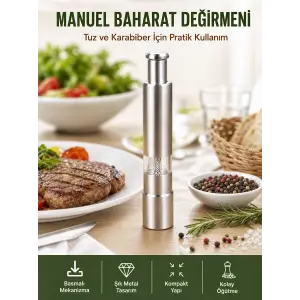 Sağlıklı ve Dayanıklı Gıda Sınıfı Paslanmaz Çelik Öğütücü Yeni Nesil