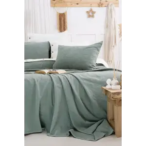 Şaheser Home Collection Yatak Örtüsü Çift Kişilik Julia Yeşil