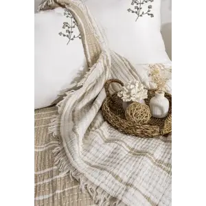 Şaheser Home Collection Yatak Örtüsü Seti Sera Bej