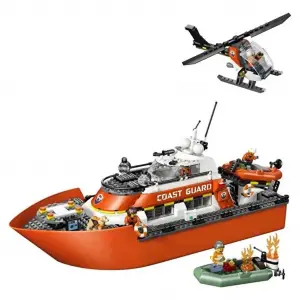 Sahil Güvenlik Kurtarma Botu ve Helikopteri 60504