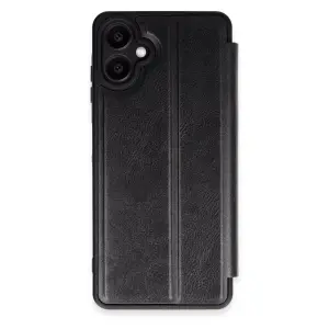 Samsung Galaxy A06 Kılıf Flip Cover - Siyah