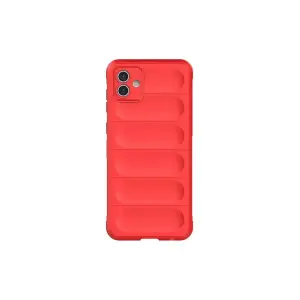Samsung Galaxy A06 Kılıf Optimum Silikon - Kırmızı