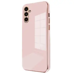 Samsung Galaxy A55 5g Kılıf Volet Silikon - Pembe