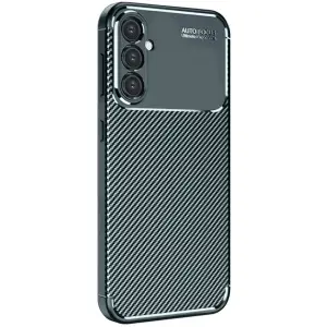 Samsung Galaxy S24 Fe Kılıf Auto Focus Karbon Kapak - Koyu Yeşil