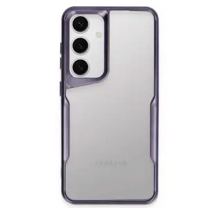 Samsung Galaxy S24 Kılıf Boyi Silikon Kapak - Derin Mor