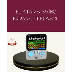 Şarjlı 3.5 İnç Retro Oyun Konsolu