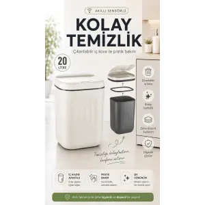 Sensörlü Çöp Kovası