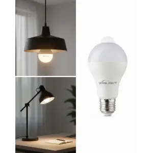 Sensörlü LED Lamba Otomatik Algılama Enerji Tasarruflu Aydınlatma