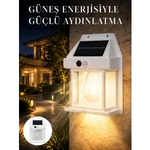 Sensörlü Solar Led Dış Duvar Aydınlatma Yeni Nesil
