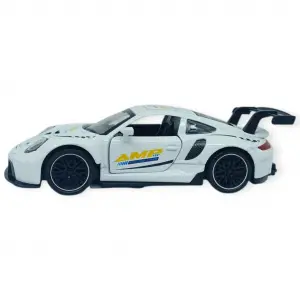 Sesli Işıklı Spor Araba 15 cm - 3291D - Beyaz - 1 ADET
