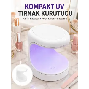 Seyehat Tipi Mini Oje Kurutucu Ultraviole Mor Işık Protez Tırnak Kurutucu Yeni Nesil