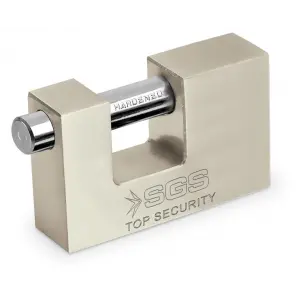 SGS 1365 Cam Kapı Kilidi Kayar Milli Saten Kaplama 70 mm