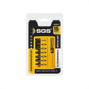 Sgs 3870 Bits Uç Seti 15 Parça