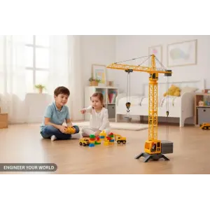 SH5001 2.4G 1:12 UZK.KUM.KULE VİNÇ 9KN IŞK SES