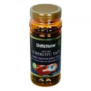 Shiffa Home Çörek Otu Yağı Soğuk Pres 1000 Mg x 100 Kapsül