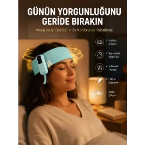 Sıkıştırmalı Baş Masaj Aleti Ev Tipi Konforlu Masaj Deneyimi Yeni Nesil