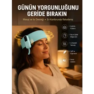 Sıkıştırmalı Baş Masaj Aleti Ev Tipi Konforlu Masaj Deneyimi Yeni Nesil