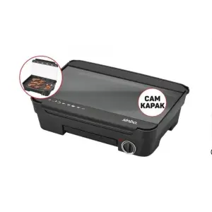Sinbo Elektrikli Izgara Cam Kapaklı
