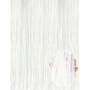 Soft Beyaz Renk Duvar Ve Kapı Perdesi İthal 100x200 Cm