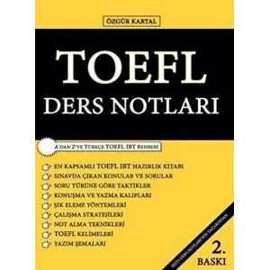Sokak ları Yayınları TOEFL Ders Notları