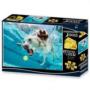 Su Altında Köpek Daisy Puzzle 100 Parça