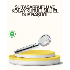 Su Basıncını Artıran Sızdırmaz Duş Başlığı