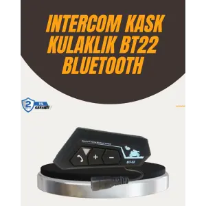 Su Geçirmez BT22 Bluetooth Kask Kulaklığı GPS ve Müzik Uyumlu