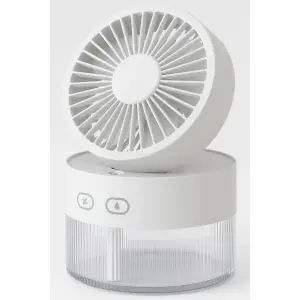 Su Spreyli Katlanır Başlıklı USB Mini Fan