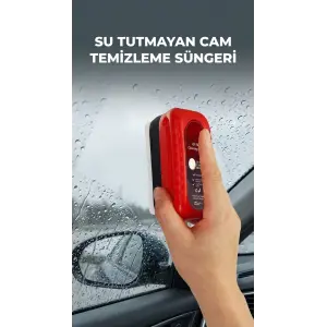 Su Tutmayan Araç Camı Temizleme Süngeri - Güvenli ve Kolay Kullanım