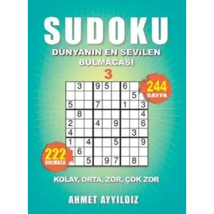 Sudoku Dünyanın En  Bulmacası 3