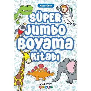 Süper Jumbo Boyama Kitabı - Mi Dünya