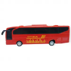Sürtmeli Tur Otobüsü - 23 cm - Kırmızı - 1 ADET