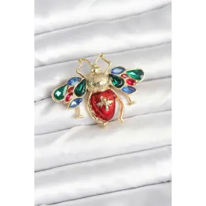Süslü Arı Model Broş