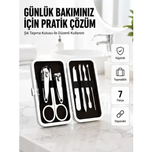 Taşınabilir Çantalı Çok Fonksiyonlu Bakım Seti