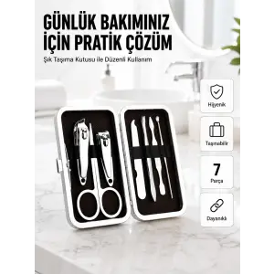 Taşınabilir Çantalı Çok Fonksiyonlu Bakım Seti
