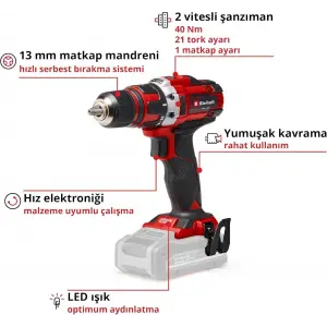 TE CD 18/40 Lİ Solo Vidalama