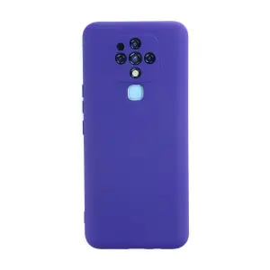 Tecno Camon 16 Kılıf Nano İçi Kadife Silikon - Mor