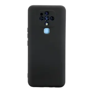 Tecno Camon 16 Kılıf Nano İçi Kadife Silikon - Siyah