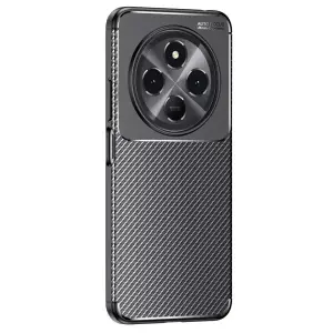Tecno Spark 30 Kılıf Auto Fus Karbon Kapak - Siyah