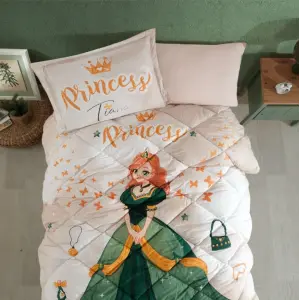 Tek Kişilik Ranforce Genç Desen Yorgan Seti Tiana