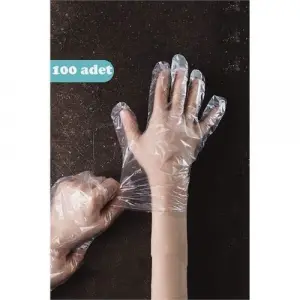 Tek Kullanımlık Şeffaf Eldiven 100 Adet 717561