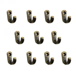 Tekli Bijuteri, Dekor Askısı - Antik, 100 Adet, 10x18x22 Mm