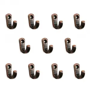 Tekli Bijuteri, Dekor Askısı - Eskitme, 100 Adet, 10x18x22 Mm